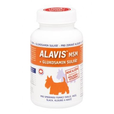 Alavis MSM + Glukosamin sulfát pro psy tbl.60