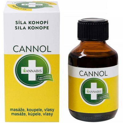 Cannol - konopný olej (masáž koupel vlasy) 30ml